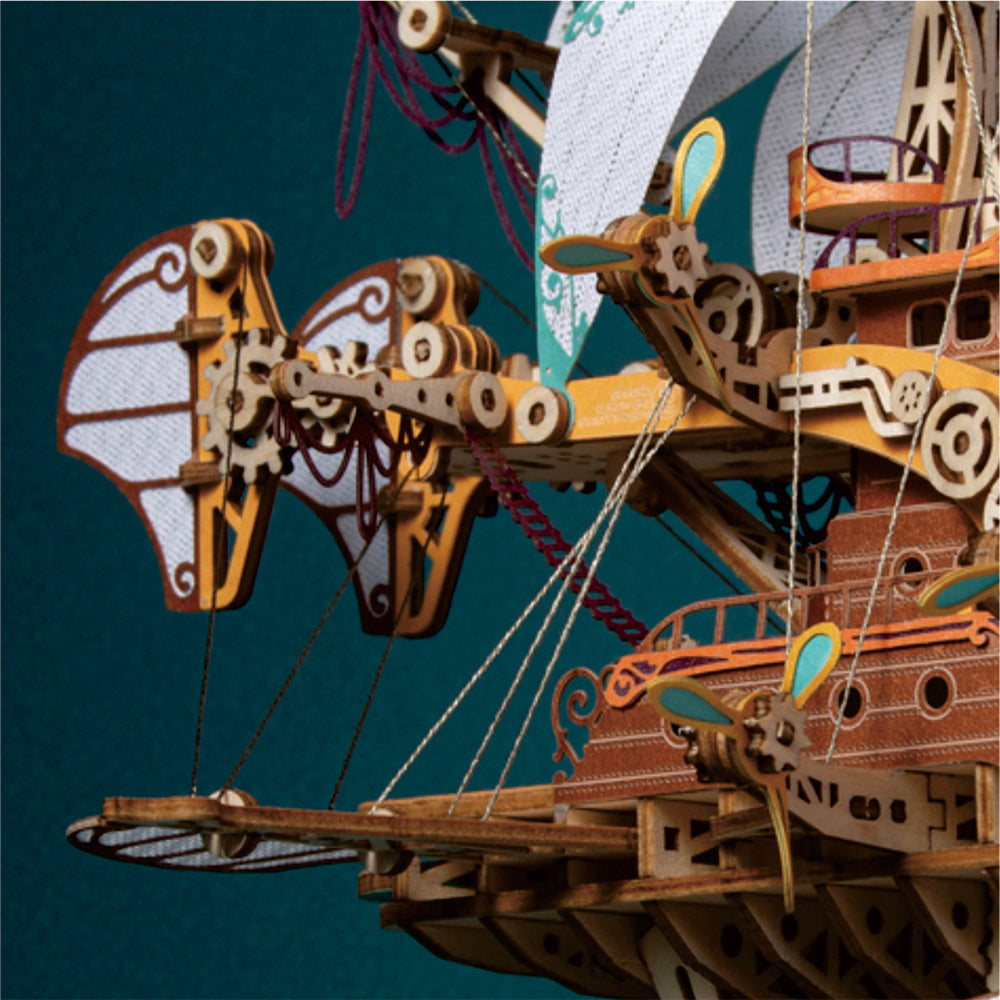 howCat Around the World in 80 Days-3D Wooden Puzzle Kit