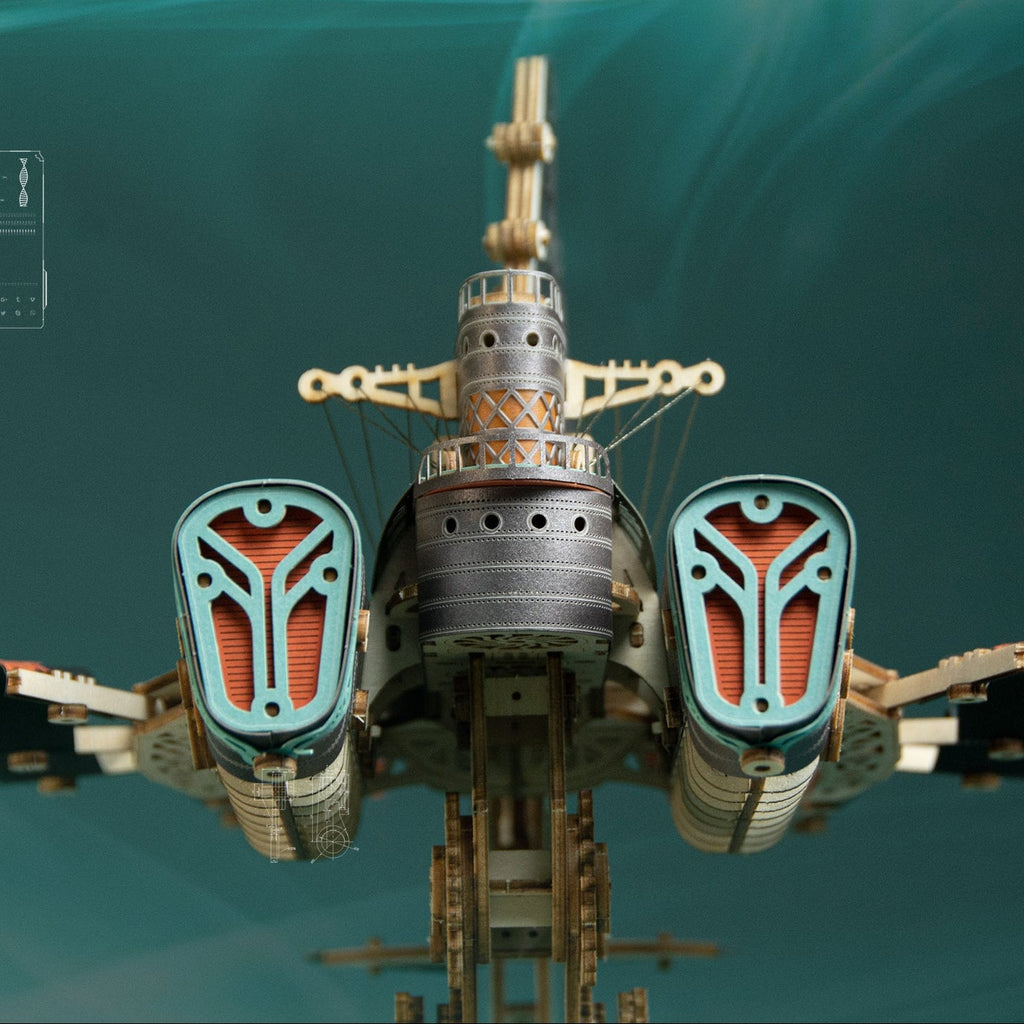 howCat 20,000 Leagues Under the Sea-3D Wooden Puzzle Kit