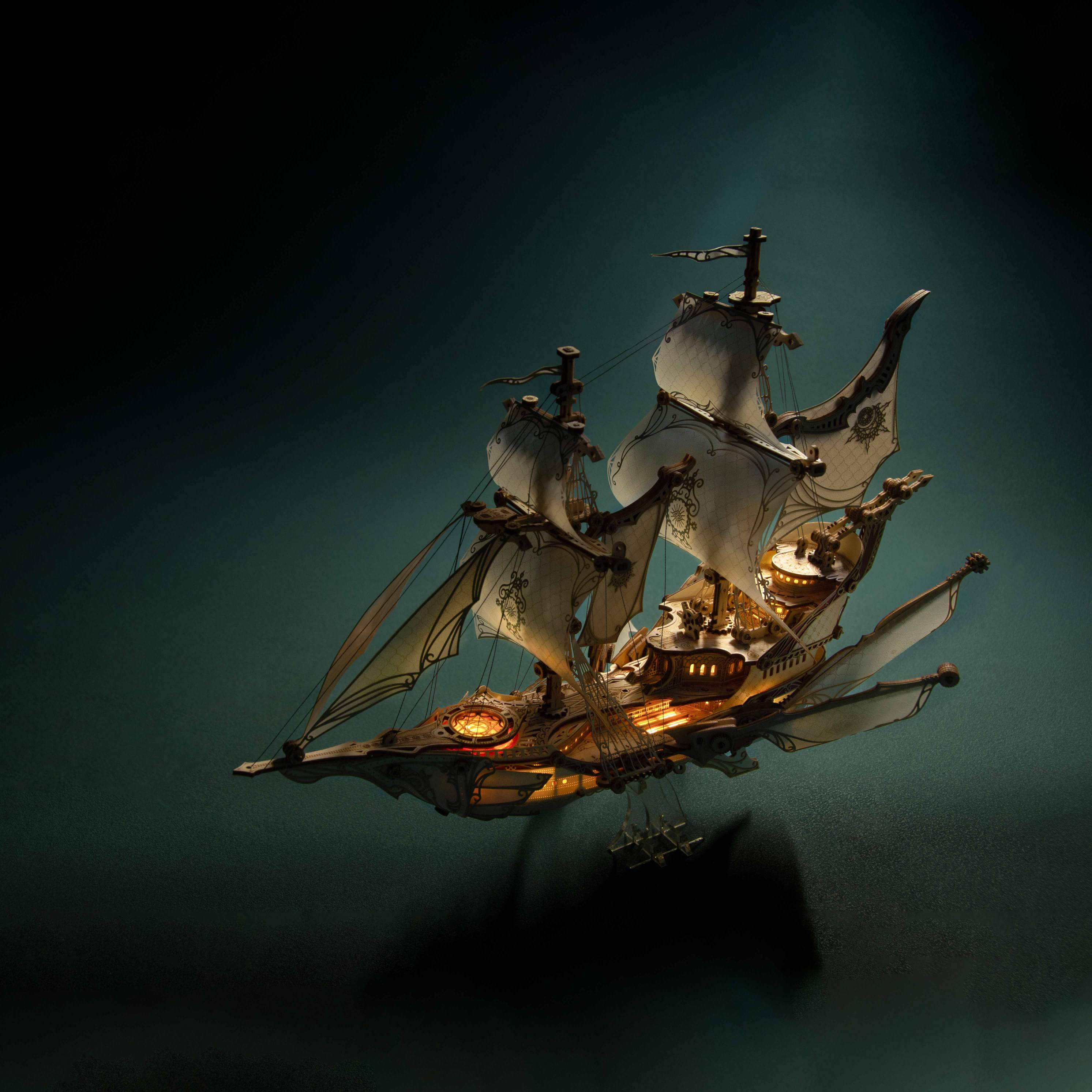 howCat NEW 3D Wooden Pirate Ship Model – HowCat - Global Online