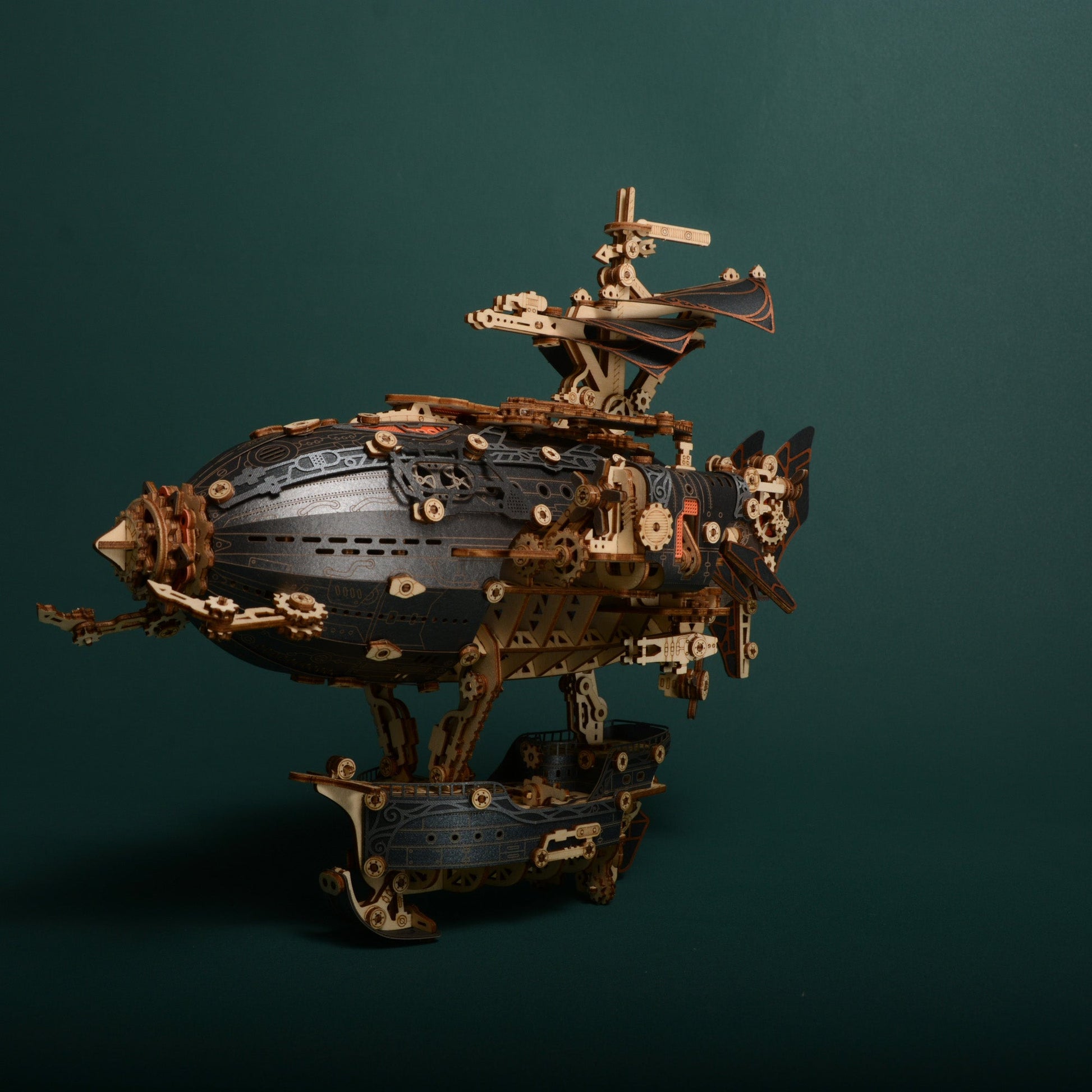 howCat MFantasy Airship-3D Wooden Puzzle Kit（A）