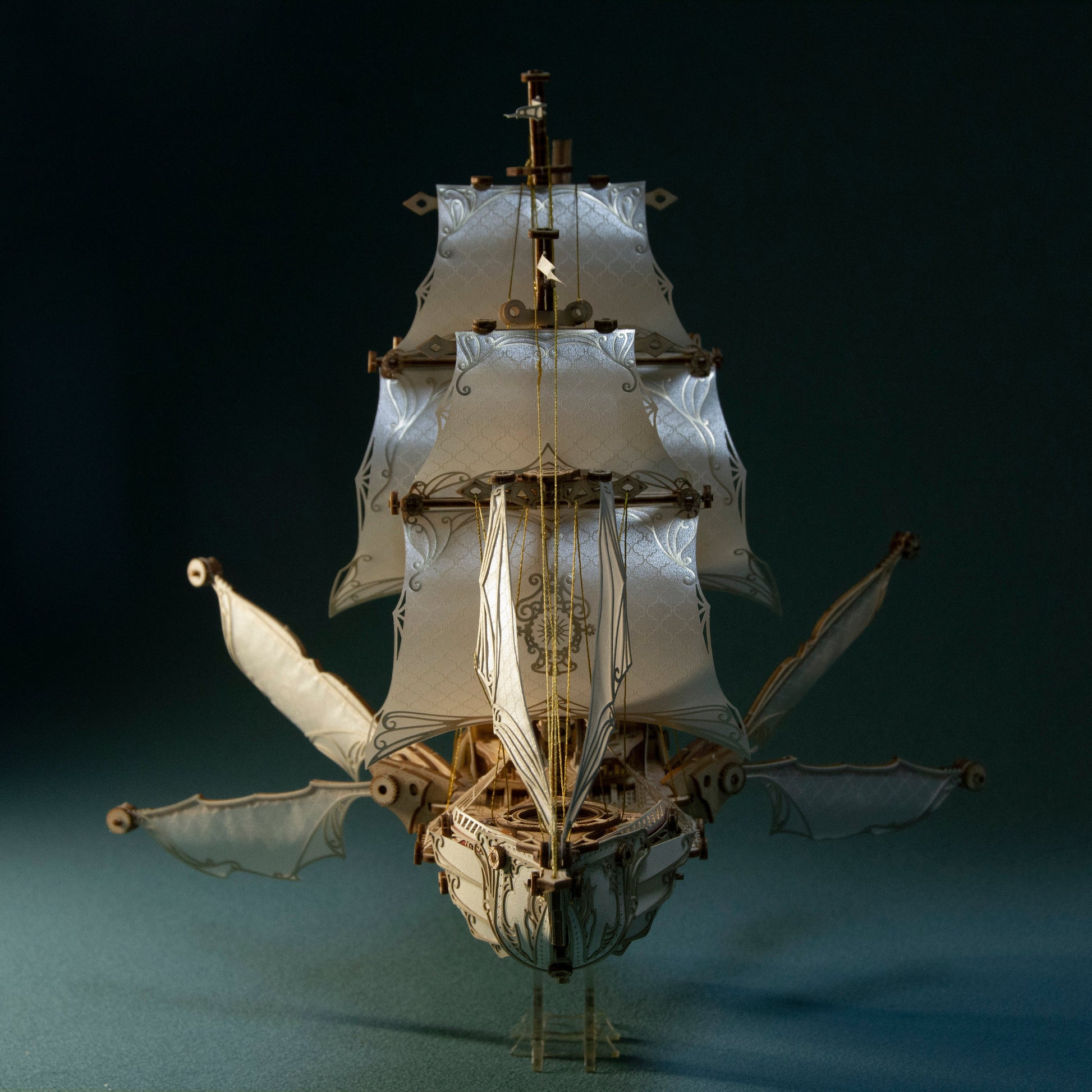 howCat Fantasy Elfship-3D Wooden Model Kit