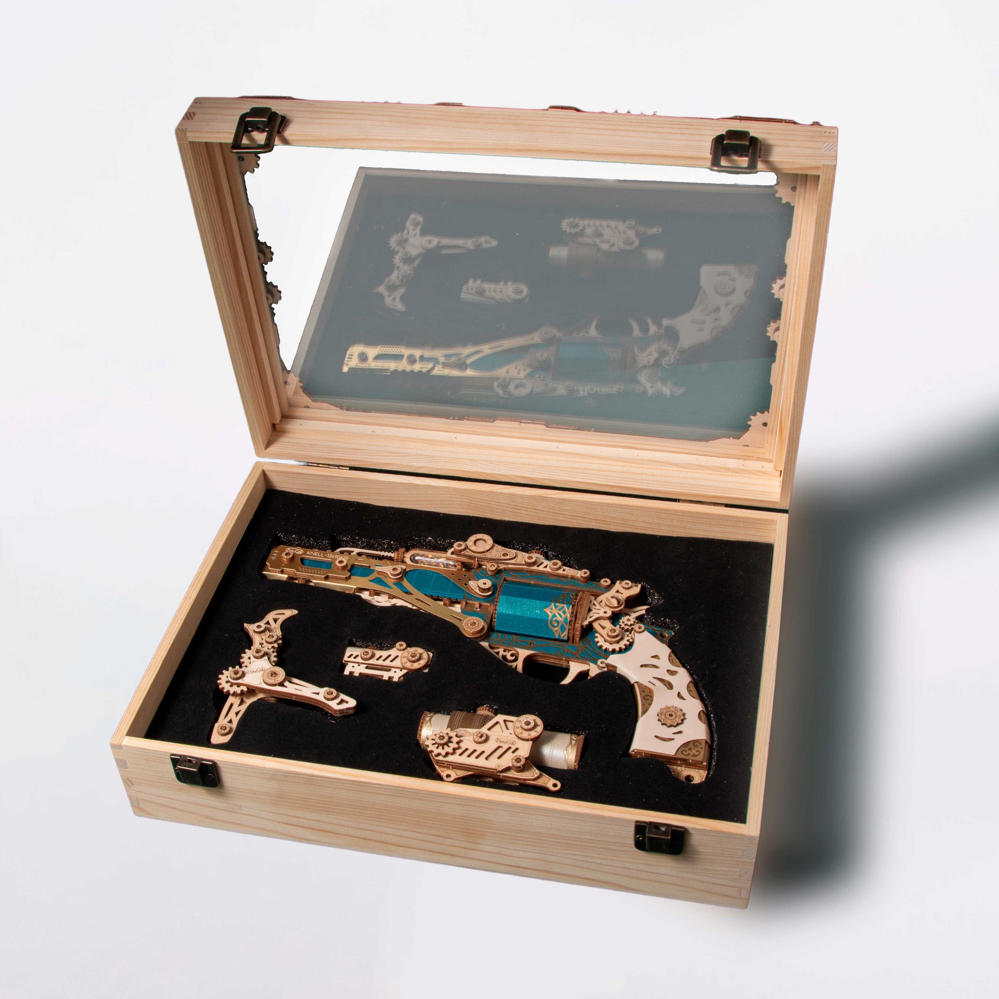 Steampunk Revolver Display Box