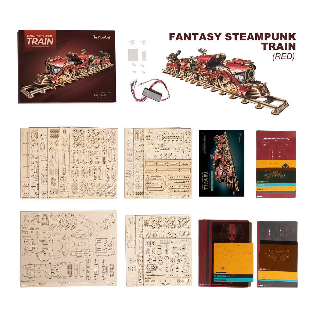 howCat Fantasy Steampunk Train
